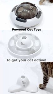 Arthacat Premium Powered Cat Toy - Mainan Kucing Otomatis - Saucer