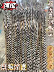 Realistic Feathers Plumes for Beijing Opera Performances Wild And Domesticated Chicken Feathers Long Plumes for Stage Costumes