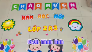 Set phụ huynh học sinh tổng kết cuối năm chào mừng năm học mới back to shool trang trí bảng đã ép plastic sẵn nam châm