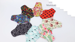 Reusable Bamboo Terry 350mm Washable Sanitary Liner Reusable Mums Menstrual Pads