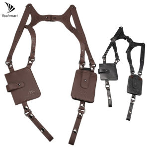 Multifunction Crossbody Tactical Storage Holster Shoulder Bags Men Anti-theft Chest Bag Leather Outdoor Sports Hunting Bag