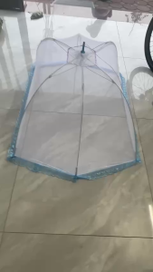 Mùng chụp rút dây chống muỗi cho bé kích thước 110x80x60cm dành cho trẻ dưới 1 tuổi