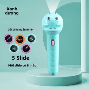 Meade | Đèn Pin Chiếu Sáng Phát Sáng Cho Trẻ Em Đồ Chơi Giáo Dục Sớm Hoạt Hình Vui Nhộn 5/10 Thẻ Chủ Đề Khác Nhau Quà Tặng Cho Trẻ Em