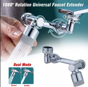 Keran Lengan Robotik Aerator Putar Filter Keran Adaptor Keran Ekstensi Anti Splash Shower Wastafel