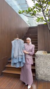 BISA COD - BEST SELLER FELISYA SET 3 in 1 (VEST+ BLOUSE + SKIRT) BUSUI FRIENDLY SET WANITA TERBARU DAN TERMURAH