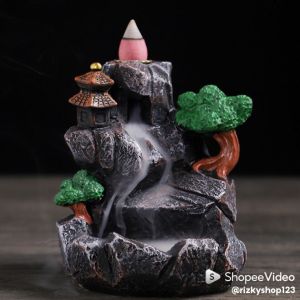 Backflow /Tempat Pembakar dupa aromaterapi/ desain asap bawah.tipe B