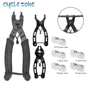 Bicycle Chain Repair Tool Set Cycling Maintenance Chain Wear Indicators MTB Non-slip Handle Chain Pliers with Tail Accessories