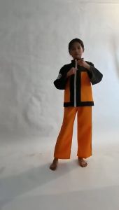 Uzumaki Naruto Cosplay Costume Kids Cosplay Child Halloween Costume Christmas Uniform ninja costume for kids