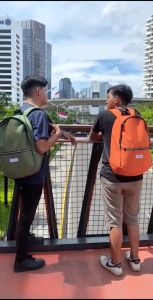 Tas Ransel Pria Hanttala Water Resistant Backpack Leptop Sekolah Cowo Cewek