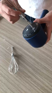 Wireless Electric Hand Mixer For Baking 3 Speed Professional Food Blender Double Stick Egg Beater