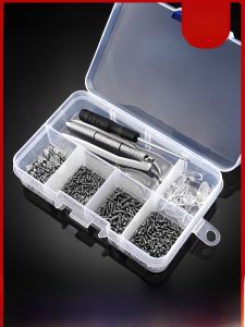 ชุดหัวรีกรูปตุ๊กตา ลูกปืนแก้วตา ชิ้นส่วนซ่อมแซมกรอบแว่นสายรัดเล็ก ชุดอุปกรณ์แก้วตา เครื่องมือซ่อมแซมอุปกรณ์