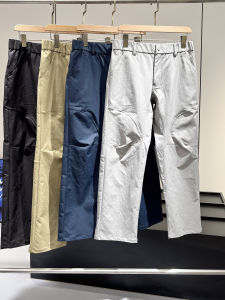 Lightweight Outdoor Casual Trousers for Men 3D Tailoring Windproof Water-resistant Straight Leg Pants Fashionable Autumn Wear