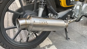 ระบบไอเสียรถจักรยานยนต์ดับเสียงท่อไอเสียท่อไอเสียเอเชียแปซิฟิกท่อไอเสียที่มีเสียงลดเสียงคาร์บอนไฟเบอร์จีชิมูระgpโมนิกี้adv 160ซุปเปอร์คิวบ์GROM 125 cc 110ครอสคิวบ์110ยามาฮาม่าr15y15ZR raider 150fi ct110และอื่นๆ