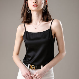 YAKUER | Silk Sleeveless Tank Top