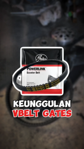 VBELT GATES PROLINK VANBELT GATES RACING ALL TYPE MOTOR NMAX - VARIO 125 - 150 - AEROX - LEXI - PCX - ADV 150 - BEAT FI SCOOPY FI ESP KARBU KARBURATOR -  MIO J SPORTY KARBURATOR - MIO M3 - SOUL GT - XEON - FINO 125 BY PLATINUM RACING