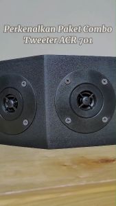 Paket Combo Box Tweeter 3 Lobang plus 3pcs Tweeter Acr 701