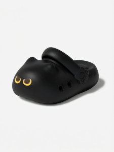 chikoku | Cute Cat Paw Pattern Slip-Resistant Platform Clogs