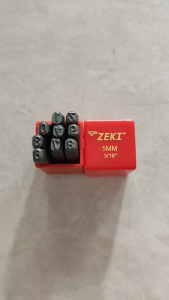 Alat Ketok Angka 5mm Zeki Japan Number Punch Zeki Angka Ketok 5mm Zeki Japan