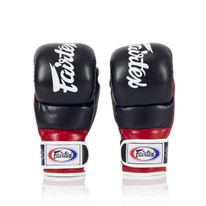 Fairtex FGV18 Super Sparring MMA Grappling Gloves - Black/Red