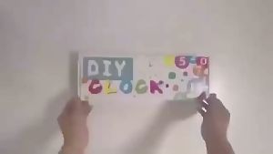 ARAFURA - TaffHOME Jam Dinding DIY Giant Wall Clock Model Kopi Cafe - DIY-07