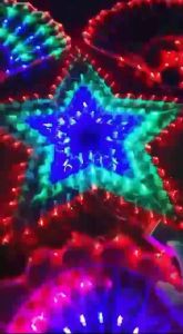 LED Christmas support Christmas lights outdoor decoration (flash)