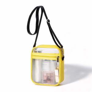 Stylish PVC Jelly Bag Womens Clear Waterproof Crossbody C12