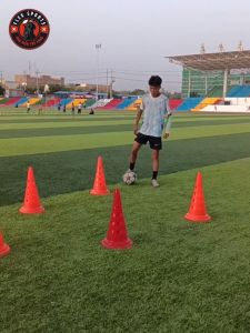 Chóp vận động vượt chướng ngại vật marker cone nấm tập chiến thuật bóng đá cao 50 cm FLEX SPORTS