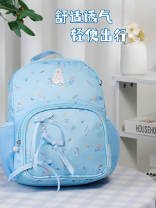 New Style Childrens Schoolbag Boys Girls Kindergarten Backpack First Grade Elementary School Students Ultra-Light Burden-Reduc