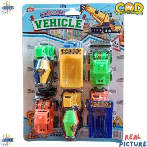 COD Mainan Mobil Konstruksi 1 Set Lengkap | Mainan Konstruksi Lengkap Full Set Isi 6