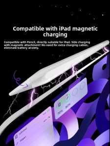BZBC | BZBC Active Capacitive Stylus Pen For Apple iPad Pro Air Mini Touchscreen Magnetic Absorption Charging Drawing Writing Resistance