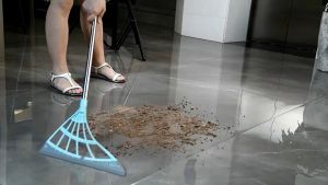 Sapu Silikon Karet Ajaib 2 in 1 / Alat Pel Lipat Pembersih Lantai Jendela Silicone Magic Broom