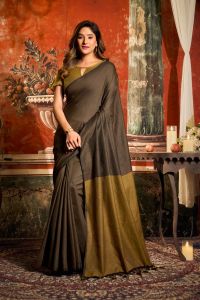 Mul Cotton Sarees with Contrast Pallu & Fancy Tassels with Matching Blouse Piece Beautiful Saree Collections for Women