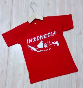kaos anak/ baju anak kemerdekaan 17 agustus/ kaos anak ditstro kemerdekaan indonesia usia 1-10 tahun