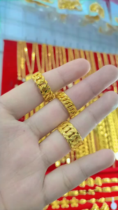 CINCIN PULIR GOLD TERBUAT DARI BAHAN KOIN LOGAM 1991 ANTI KARAT DAN LUNTUR