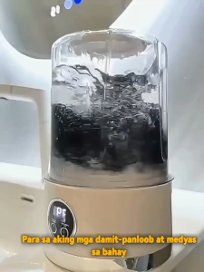 Ultrasonic Washer Cordless Mini Washing Machine for Underwear & Socks Fast 10-Min Deep Clean 5-Star Rated Germ-Killing