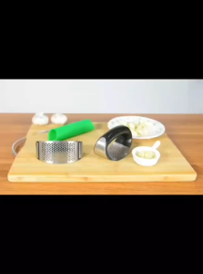 STAINLESS STEEL GARLIC PRESS ROCKER/GARLIC HAND MINCER CRUSHER/PROFESSIONAL GARLIC MINCER