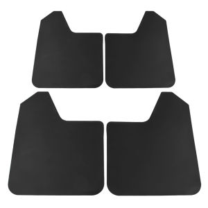 4pcs Fender Mud Flaps Universal Flaps Mudguards with Rivets for Car SUV Van Pickup