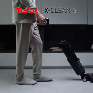 [รุ่นใหม่]GF5035F0 Tefal เครื่องดูดฝุ่นถูพื้นไร้สาย FLOOR WASHER X-CLEAN 4 ใช้งานได้สูงสุด 50 นาที