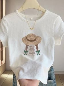 Áo Thun Lụa Đóng Băng In Đơn Giản Kiểu Hàn Quốc Form Rộng Cổ Tròn