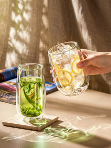 GIANXI | Double Layer Borosilicate Glass Drinking Cup Home Use Heat Resistant