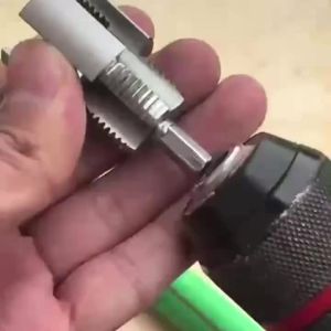 PPR water pipe integrate wire opener 4/6 universal internal external thread tap cone plate thread threading power tool accessory