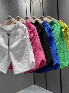 Quần Short Nam Mùa Hè Mỏng Nhanh Khô Thường Ngày Five Ten Giản Dị Màu Trơn Rộng Rãi Thoáng Khí Thời Trang Quần Áo Thường Ngày