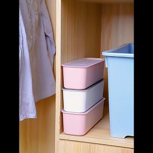 Shuno Bekas Tempat Simpan Stoking Stokin Compartment Socks Stocking Underwear Bra Storage Box Holder 衣服襪子底褲收納盒