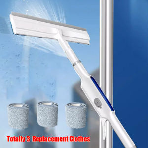 3-in-1 Double-Sided Spray Expansion Window Cleaner With 3 Replacement Cloth Double-sided spray expansion window cleaner ﻿ ﻿