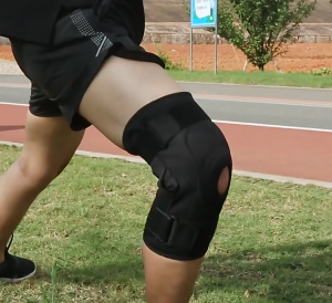 1PC Sports Knee Support Brace Anti-Collision Fitness Knee Pads Flexible Aluminum Plate Shockproof Protective Knee