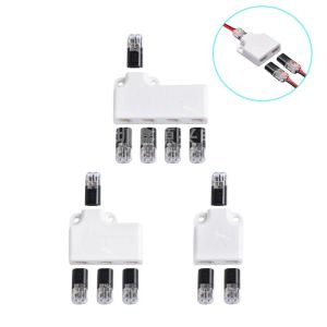 22-18awg Power Cord Quick Docking Terminal Branch Device Cable Seperater One out of Two Three Or Four Wire Mutual Plug Welding-Free