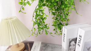 1Pcs Artificial Green Ivy Leaf Rattan Hanging Creeper Leave Vine Garland DIY Fake Plant for Garden Wedding Decoration Home Decor