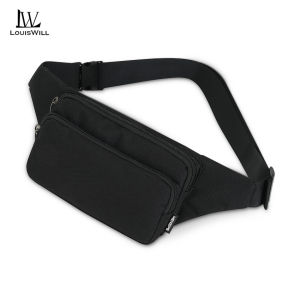 LouisWill Mens Chest Bag Crossbody Bag Waterproof Nylon Bag Sports Bag Casual Bag Fitness Bag Lightweight Waist Bag for Men Versatile Fashion Chest Bag Travel Bag Sling Bag for Men