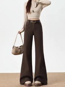 La Chapelle | Quần Jeans Thermal Velvet Flare Bell-bottom