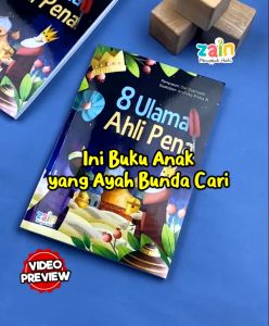 Buku 8 Ulama Ahli Pena Buku Anak Islami Full Color - Zain